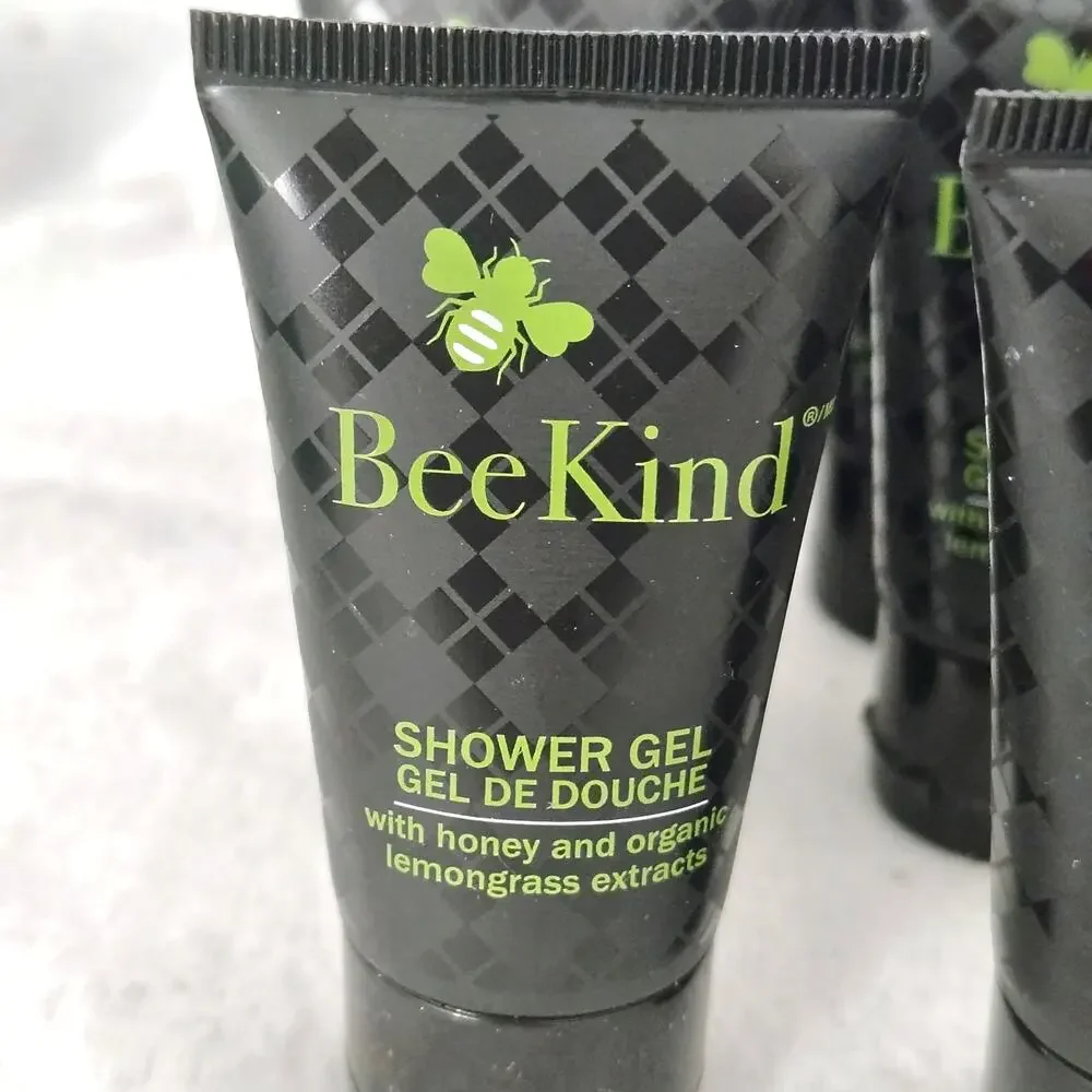 BeeKind Shower Gel Honey Lemongrass 1 Oz. Hotel Travel Gilchrist Lot Of 15 Soap